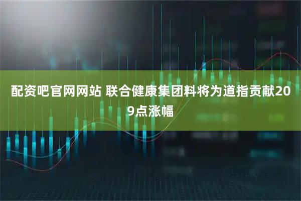 配资吧官网网站 联合健康集团料将为道指贡献209点涨幅